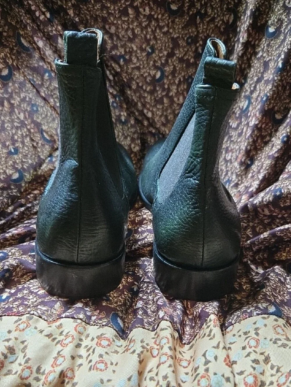 Men's Black Leather Chelsea Boots